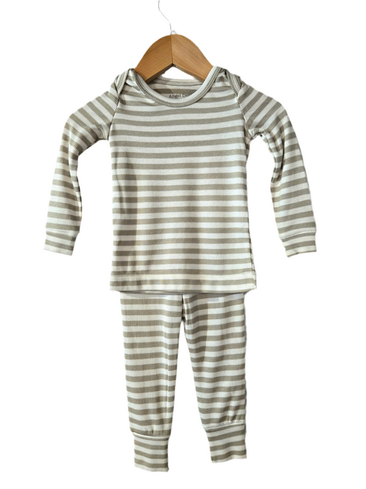 Stripe Sage Lounge Wear Set