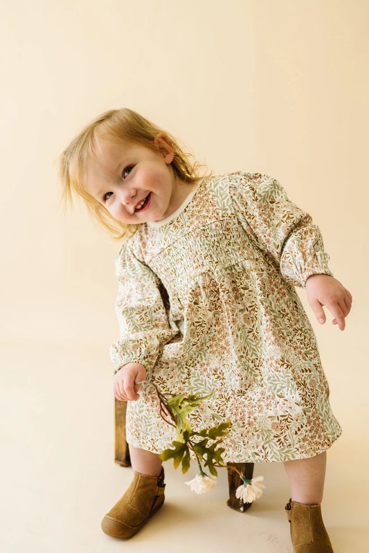 Gardenia  Smocked Dress