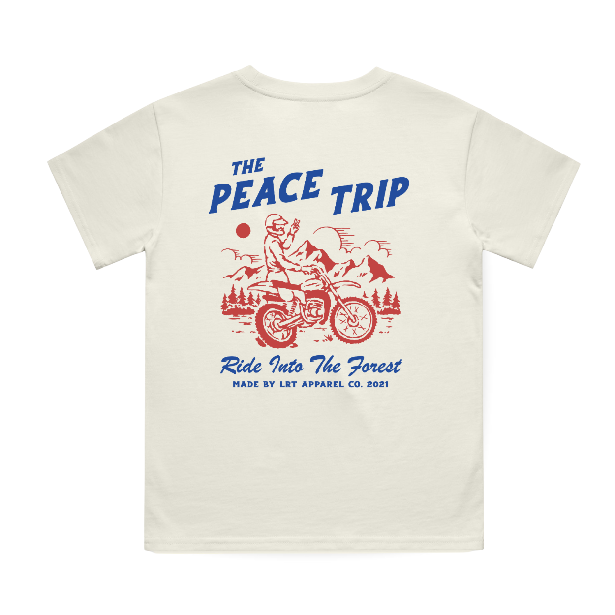 THE PEACE TRIP TEE - VINTAGE CREAM