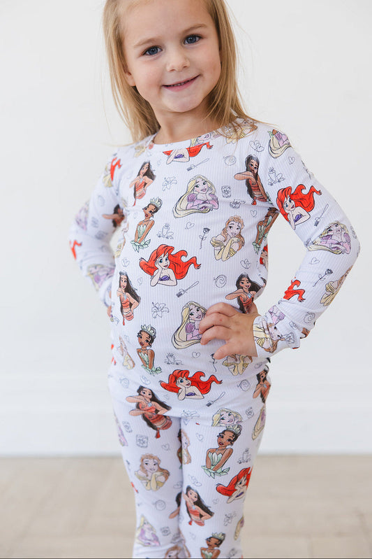 Doodle Princess (ribbed) - Set