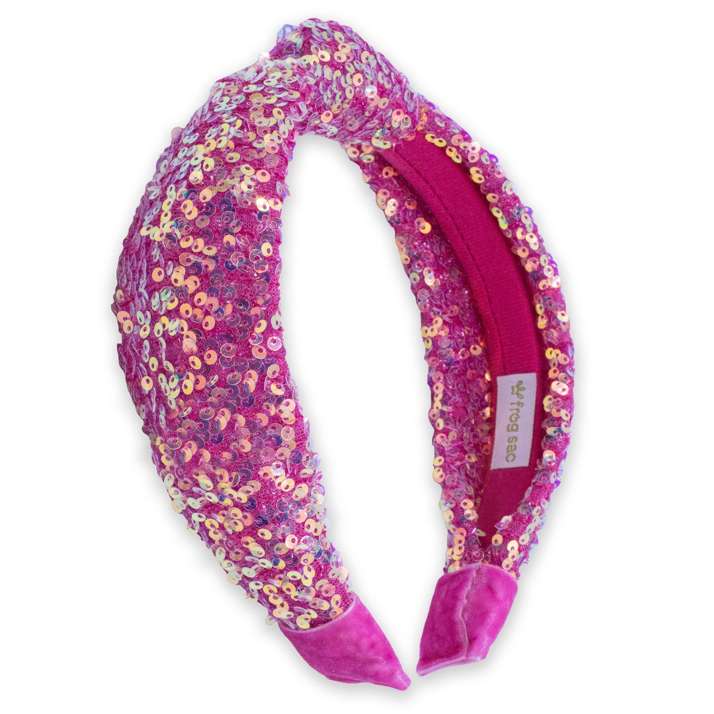 Purple Sequin Knotted Headband