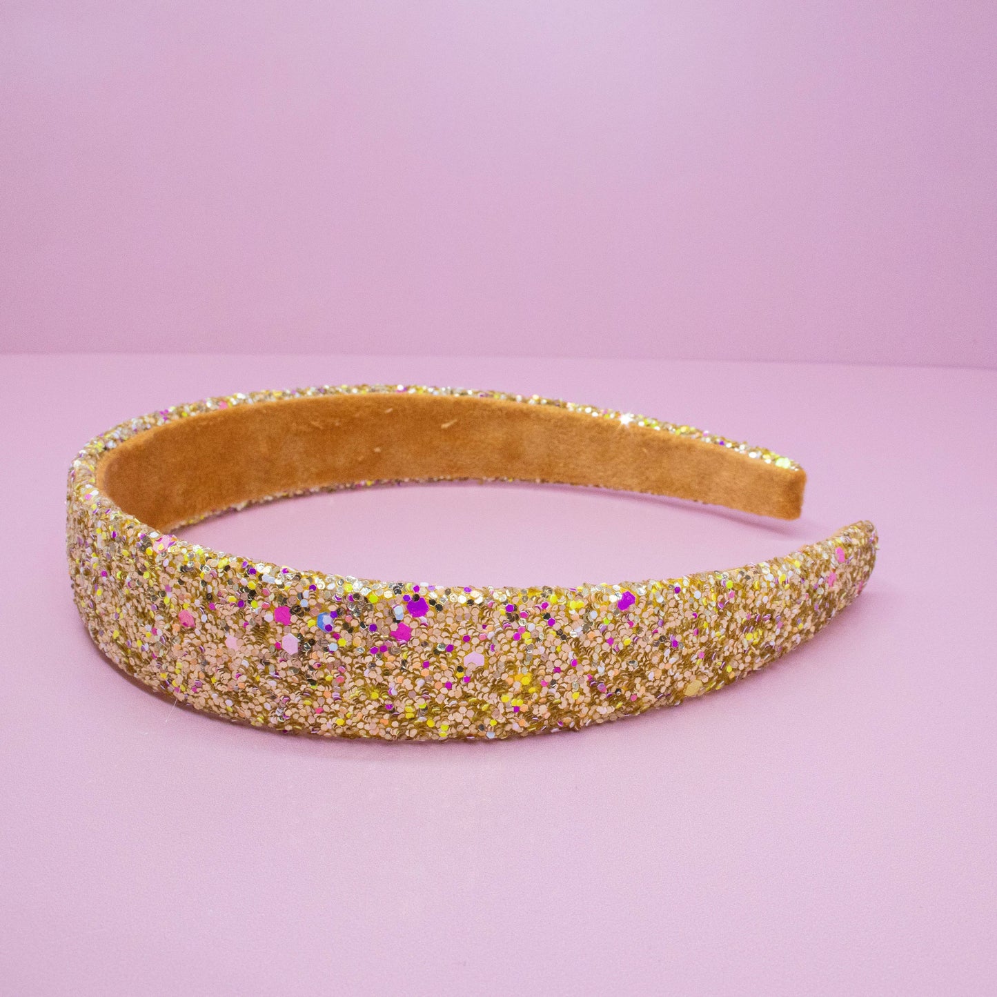 Gold Chunky Glitter Headband