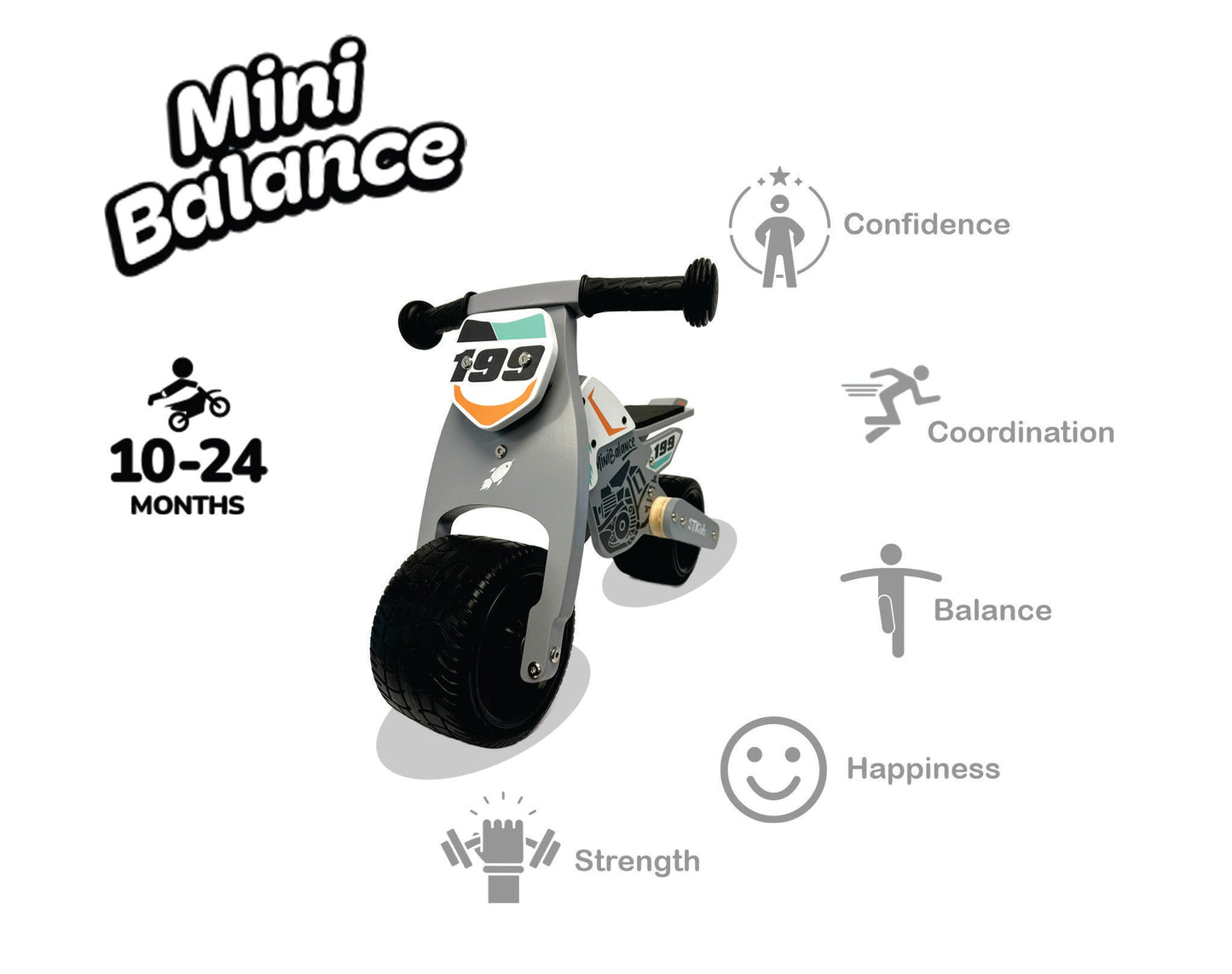 Baby Balance Bike MiniBalance Cross