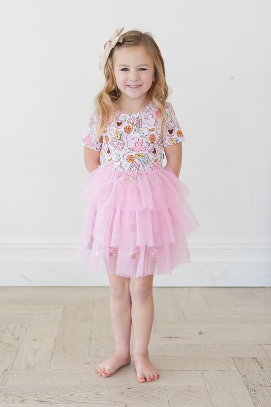 Snacks (pink) - Tutu Dress