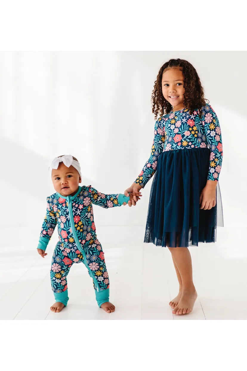 Bamboo Tulle Dress - Maren - Floral