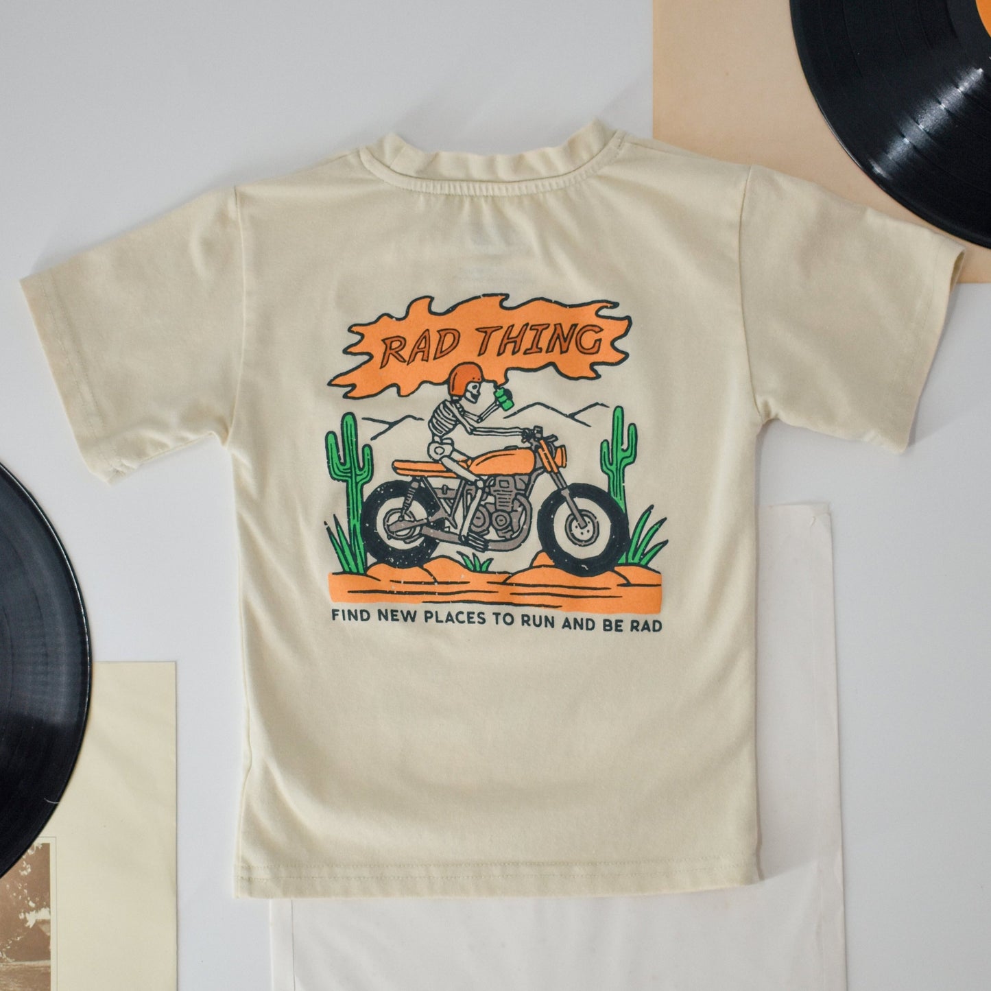 WHERE THE RAD THINGS ARE TEE™ - VINTAGE BIEGE