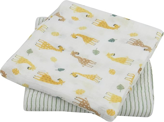 Safari Muslin Blankets (2 Pack)