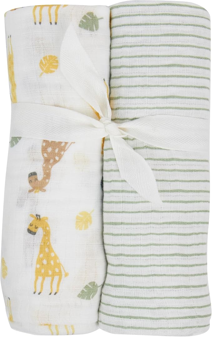 Safari Muslin Blankets (2 Pack)