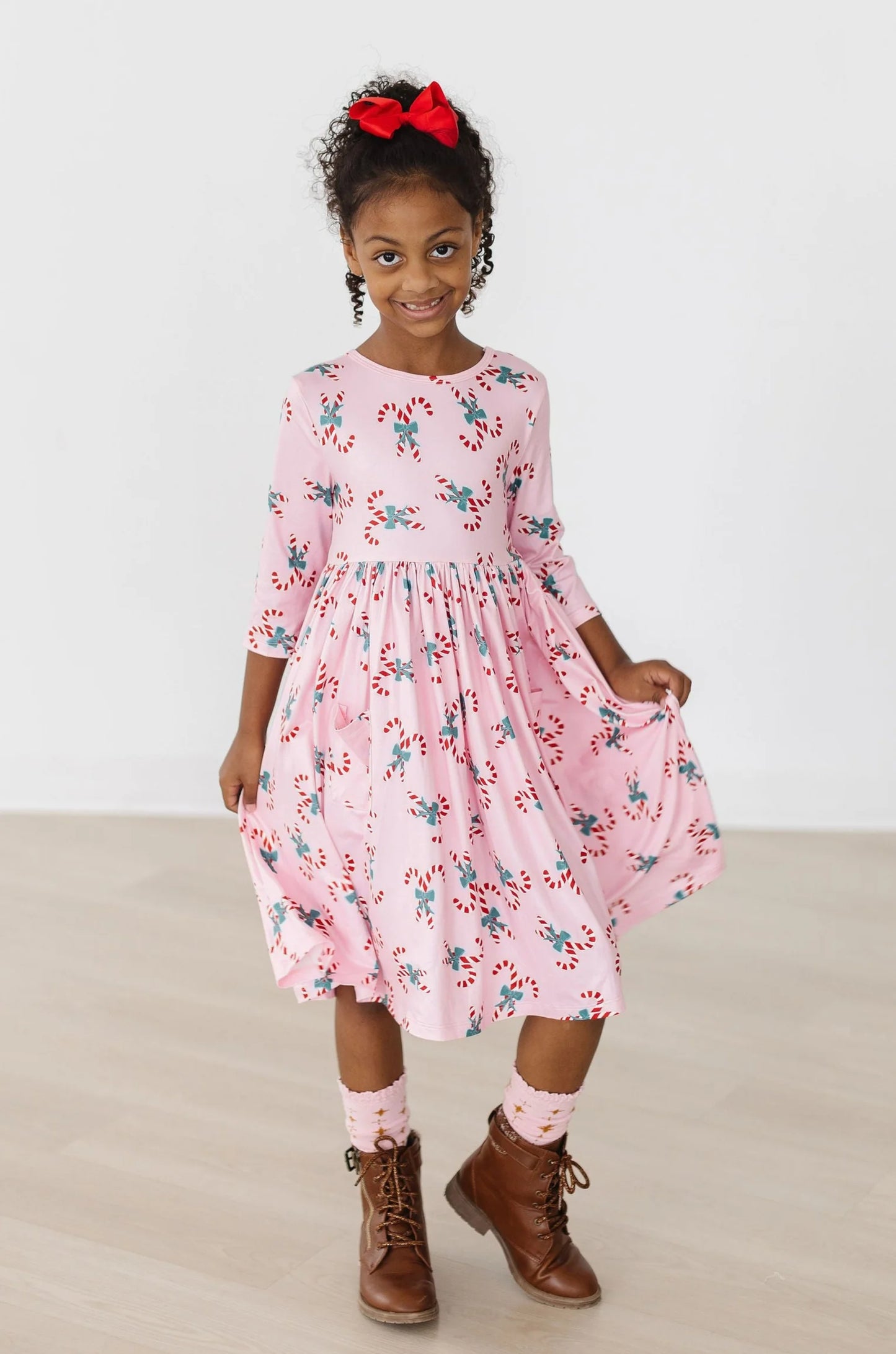 Candy Cane Cutie Twirl Dress