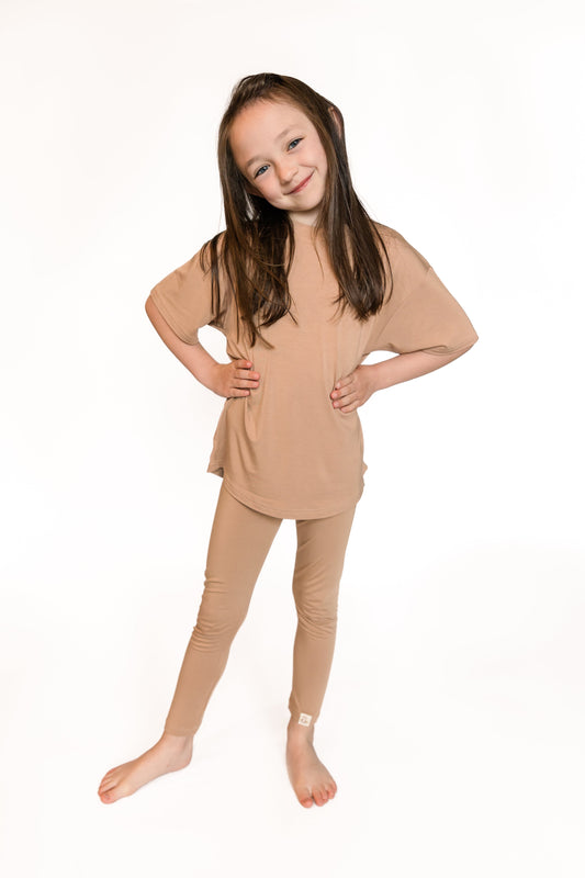 Tan Toddler Leggings