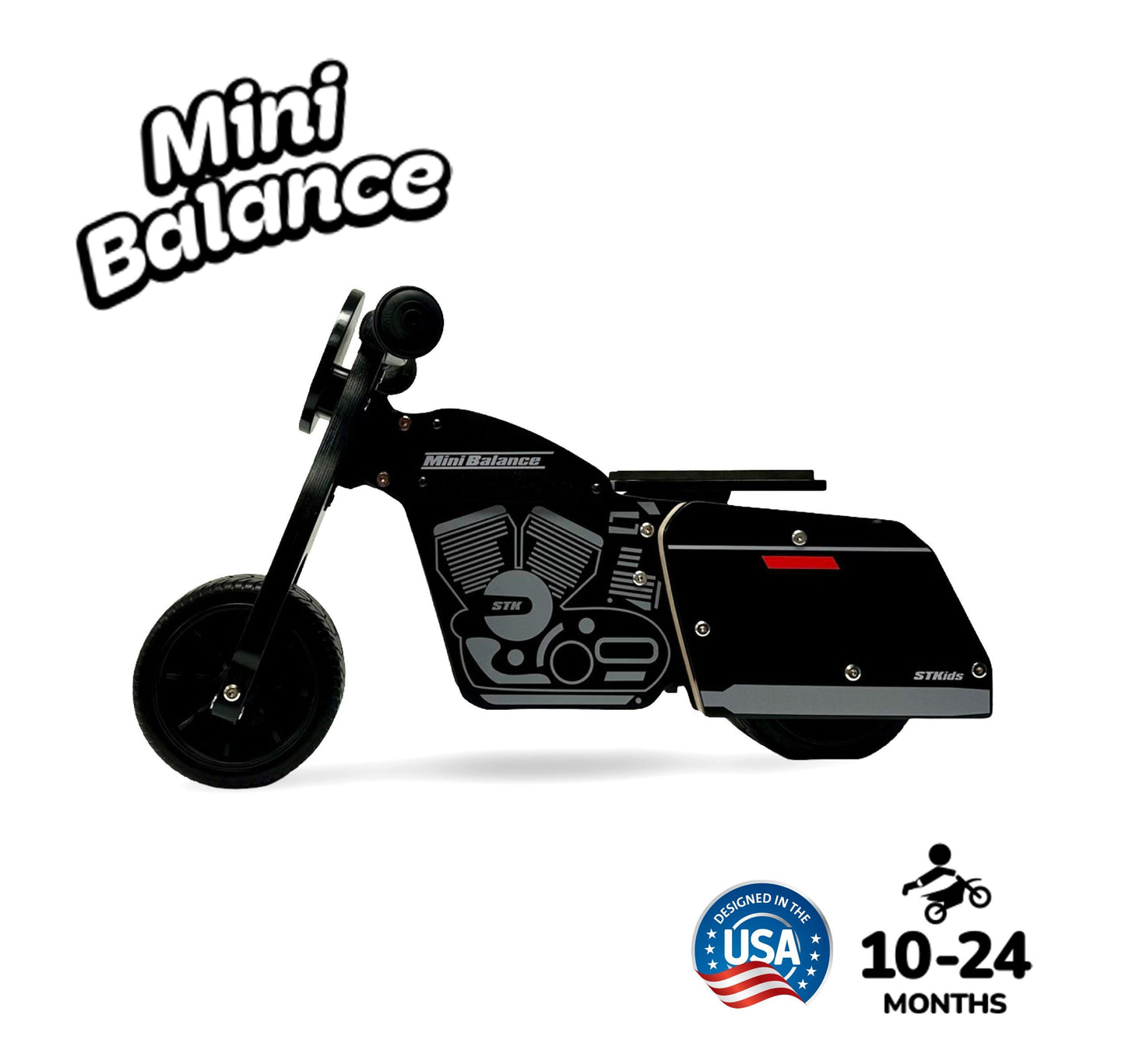 Baby Balance Bike MiniBalance King of Block