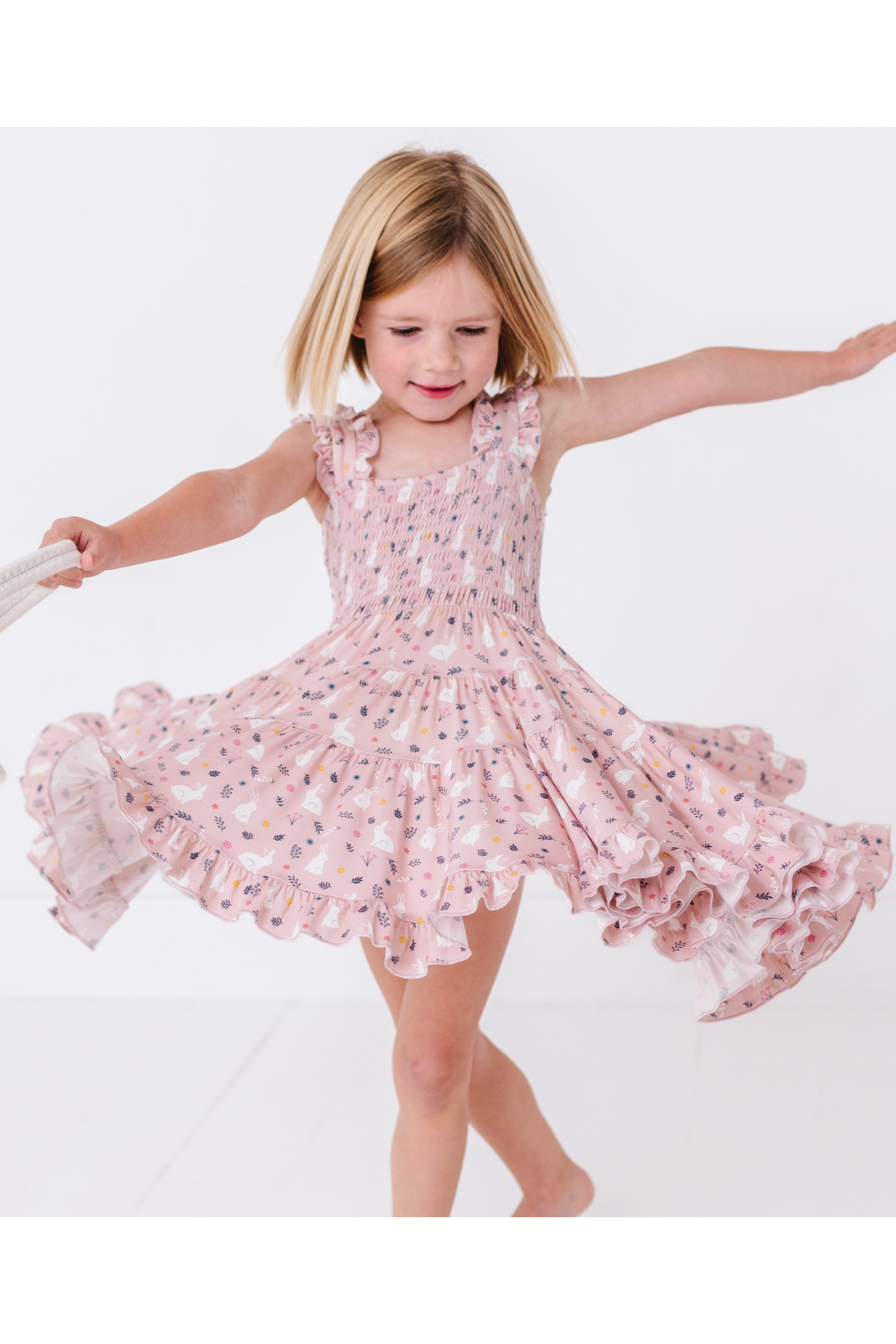 Belle Bunny Smocked Tank Dress