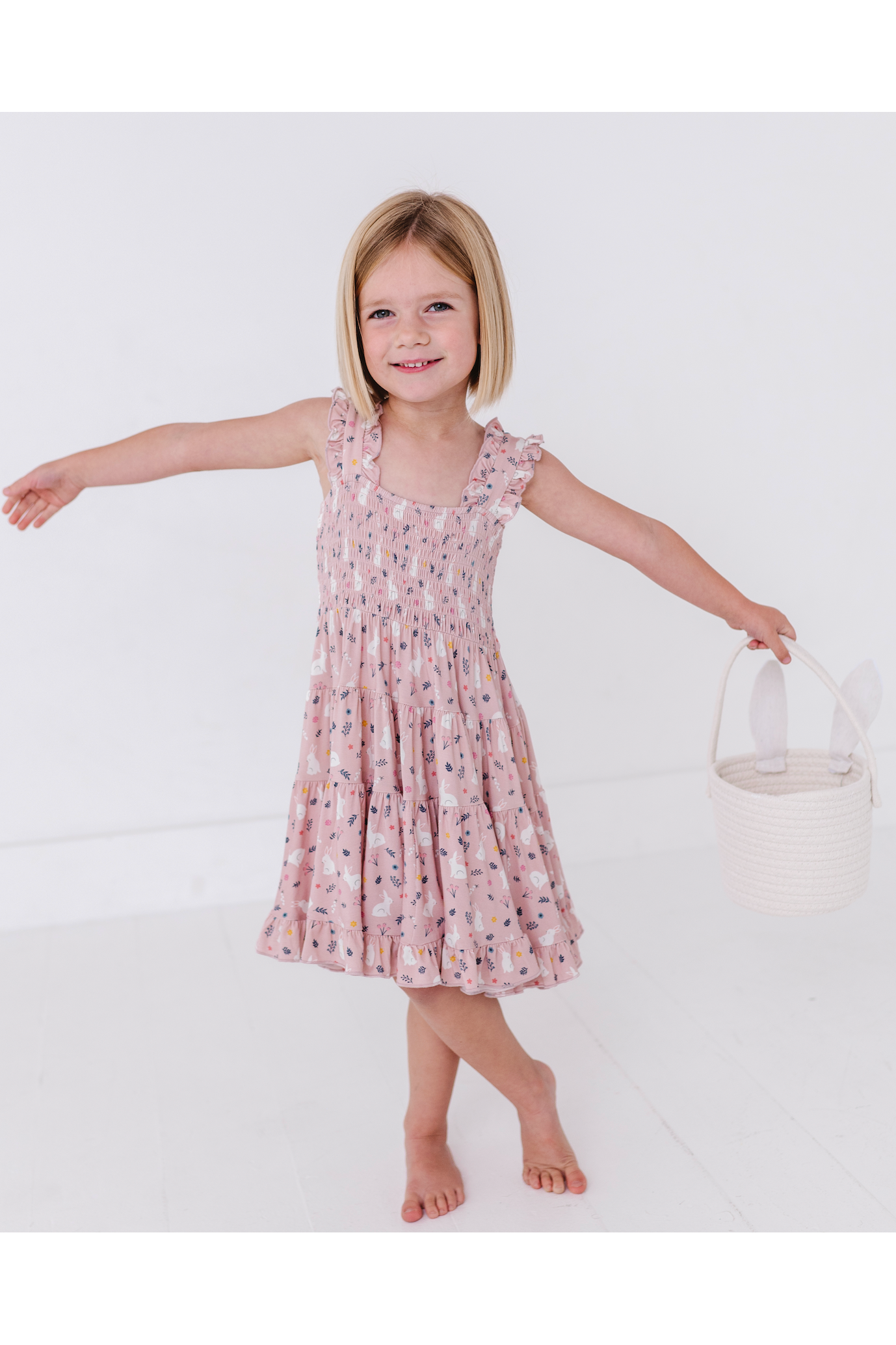 Belle Bunny Smocked Tank Dress