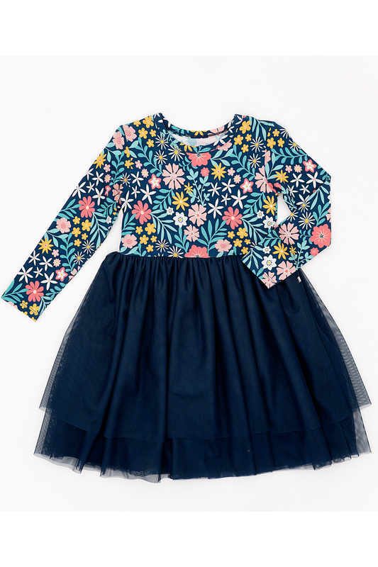 Bamboo Tulle Dress - Maren - Floral