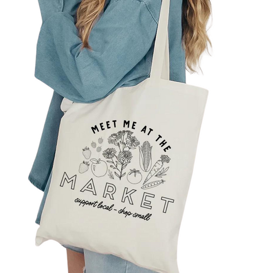 Meet Me At The Market Tote Bag