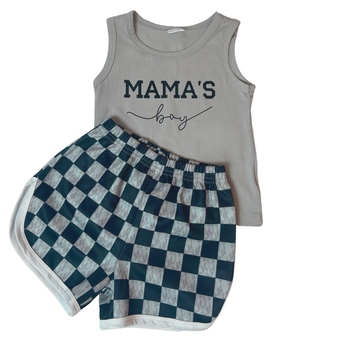 Mama's Boy Tank Set