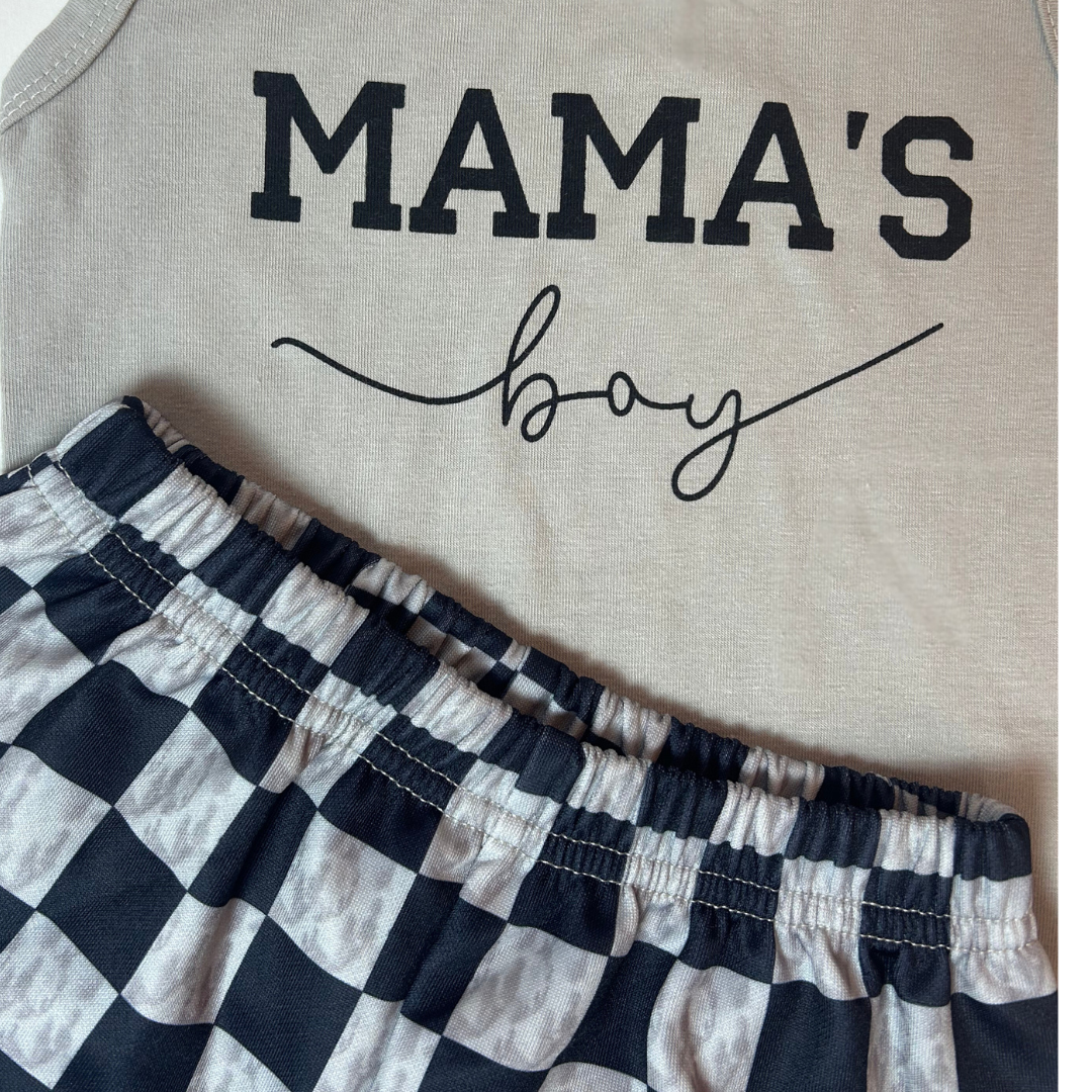 Mama's Boy Tank Set