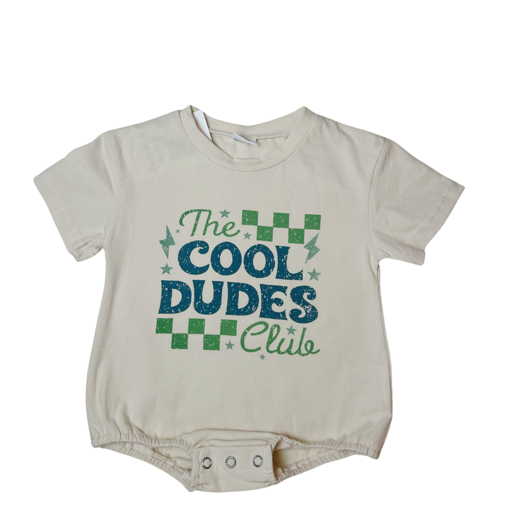 Cool Dudes Club Bubble Romper