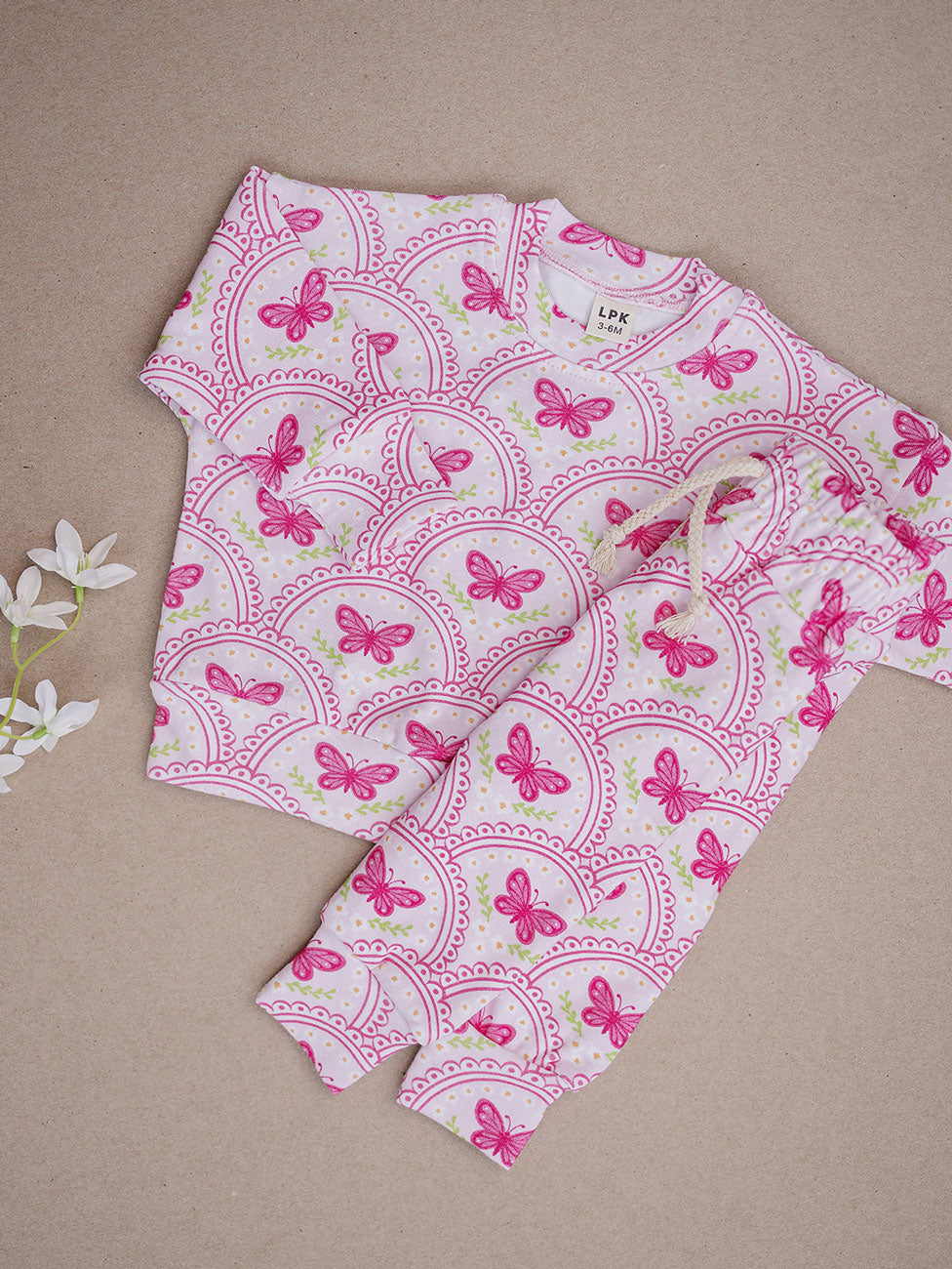 Jogger Set | Pink Butterfly