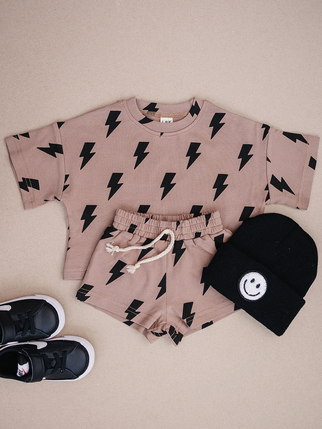 Shorts Set | Mocha Bolts