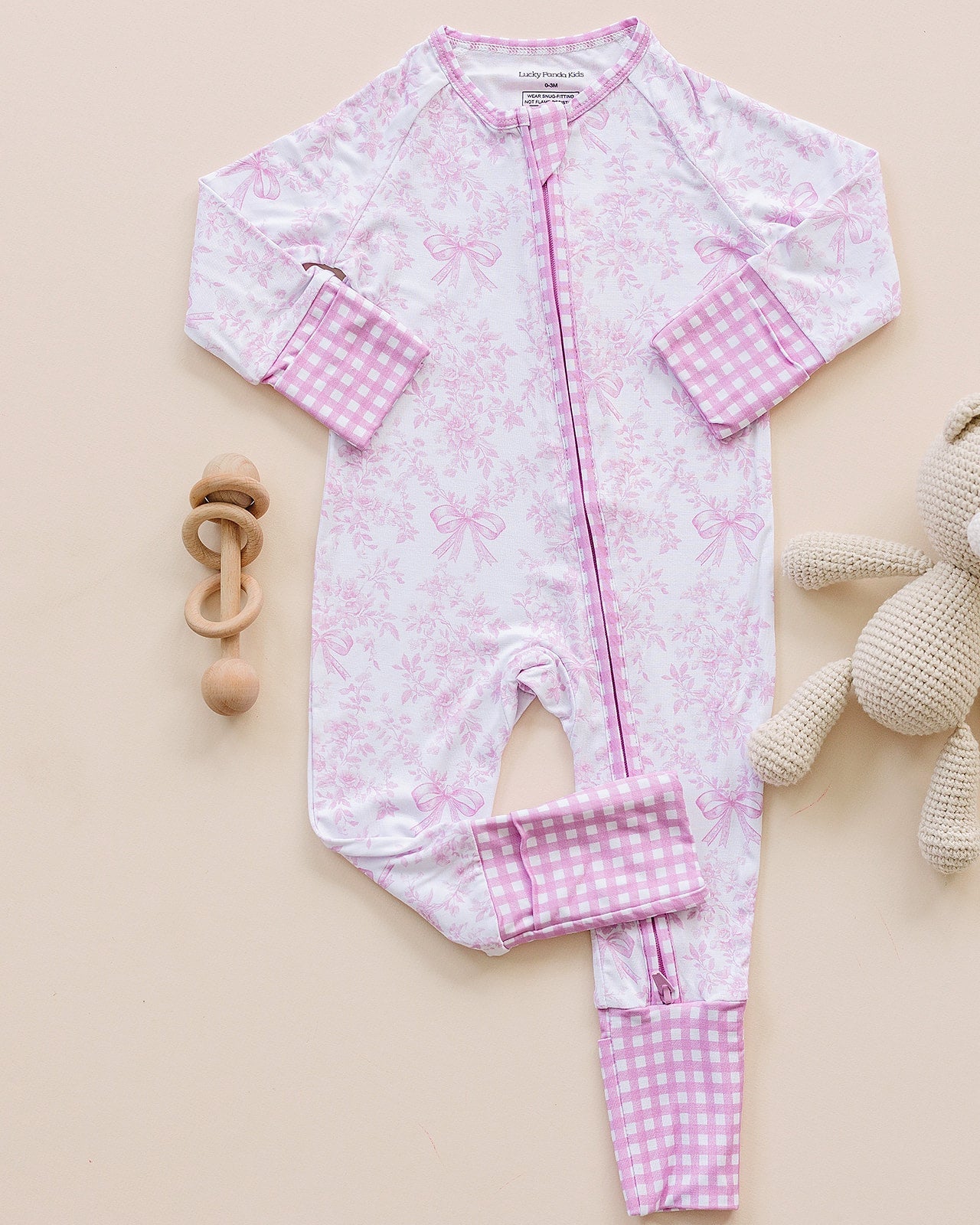 Bamboo Zip Romper | Petal Whimsy
