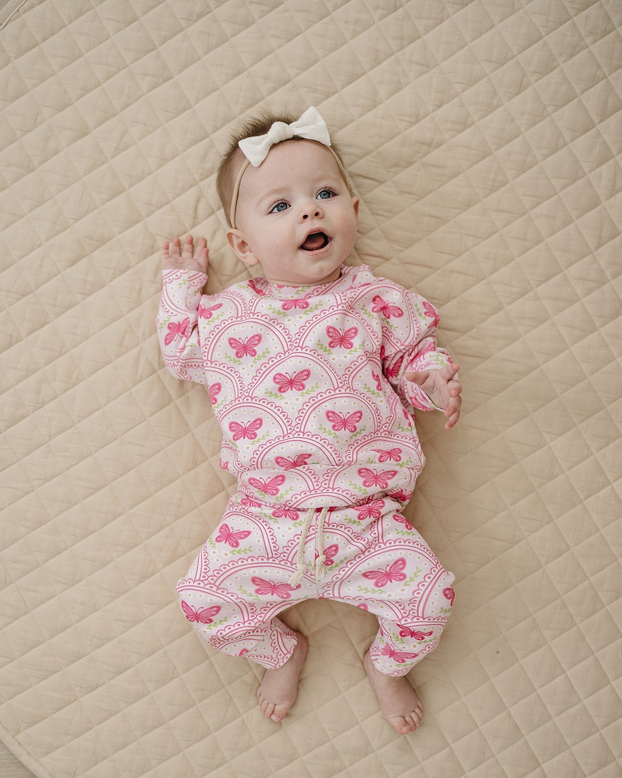 Jogger Set | Pink Butterfly