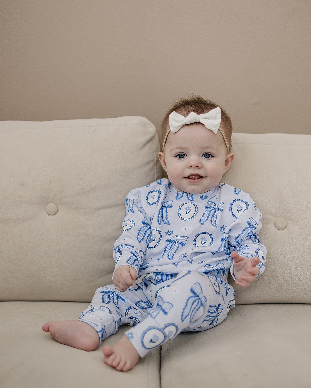 Jogger Set | Blue Bow