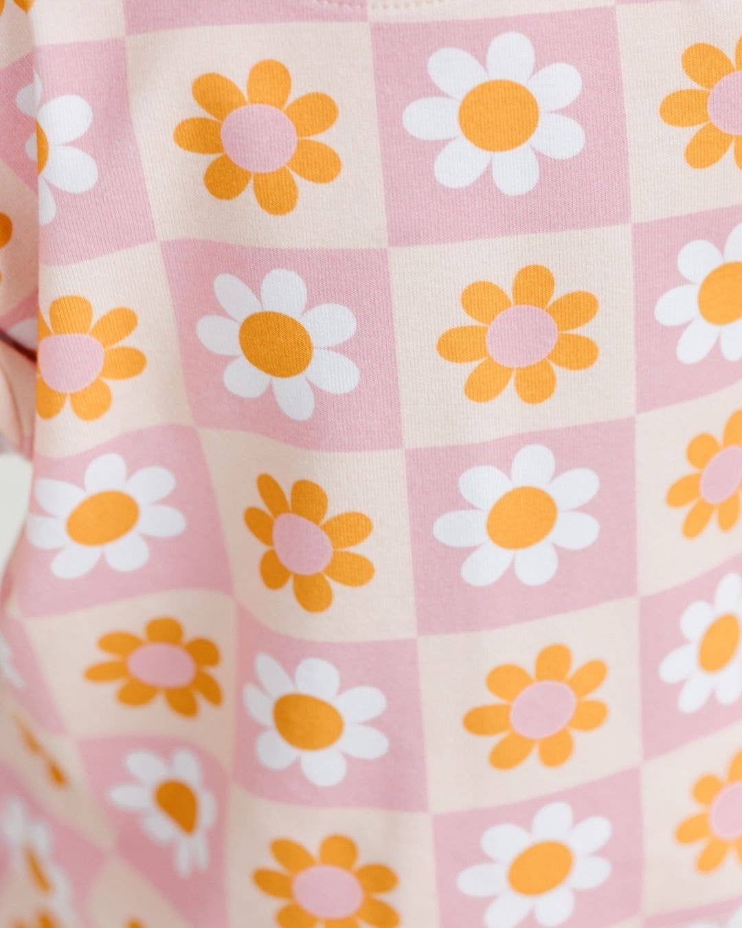 Retro Daisy Shorts Set