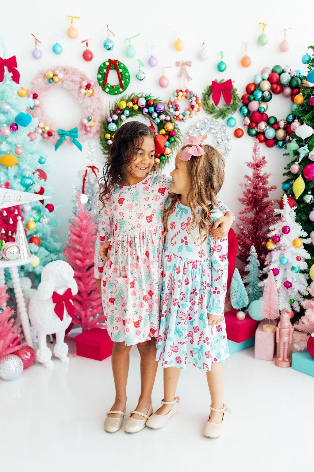 Christmas Cheer L/S Pocket Twirl Dress