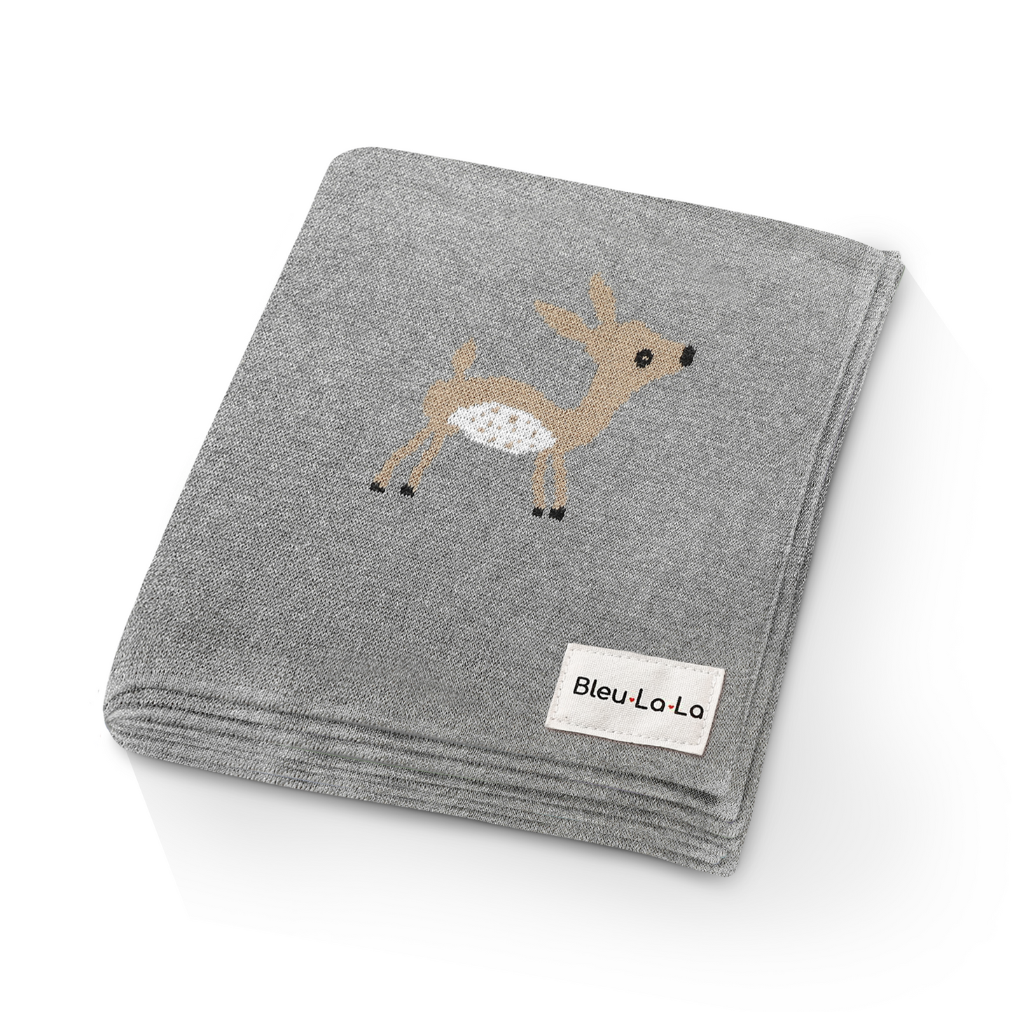 Whimsy Collection - Luxury 100% Cotton Knit Swaddle Baby Blanket
