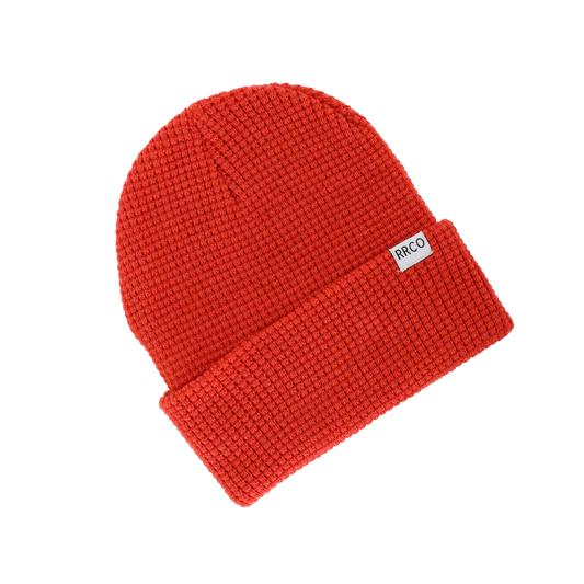 Waffle Beanie - Scarlet