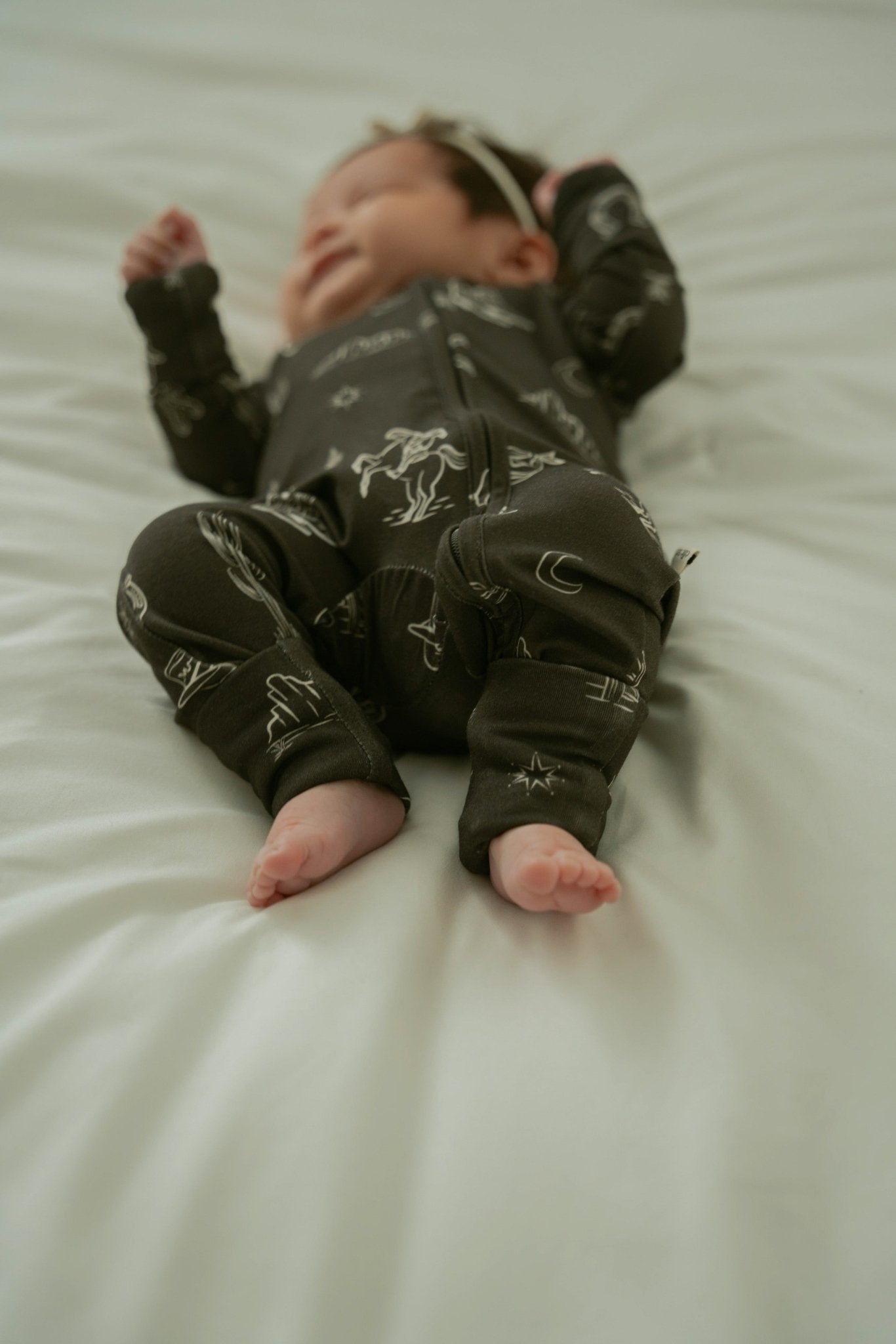 Western Zipper Romper