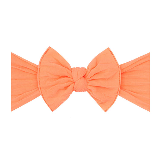 Baby Bling Bows - KNOT: neon coral