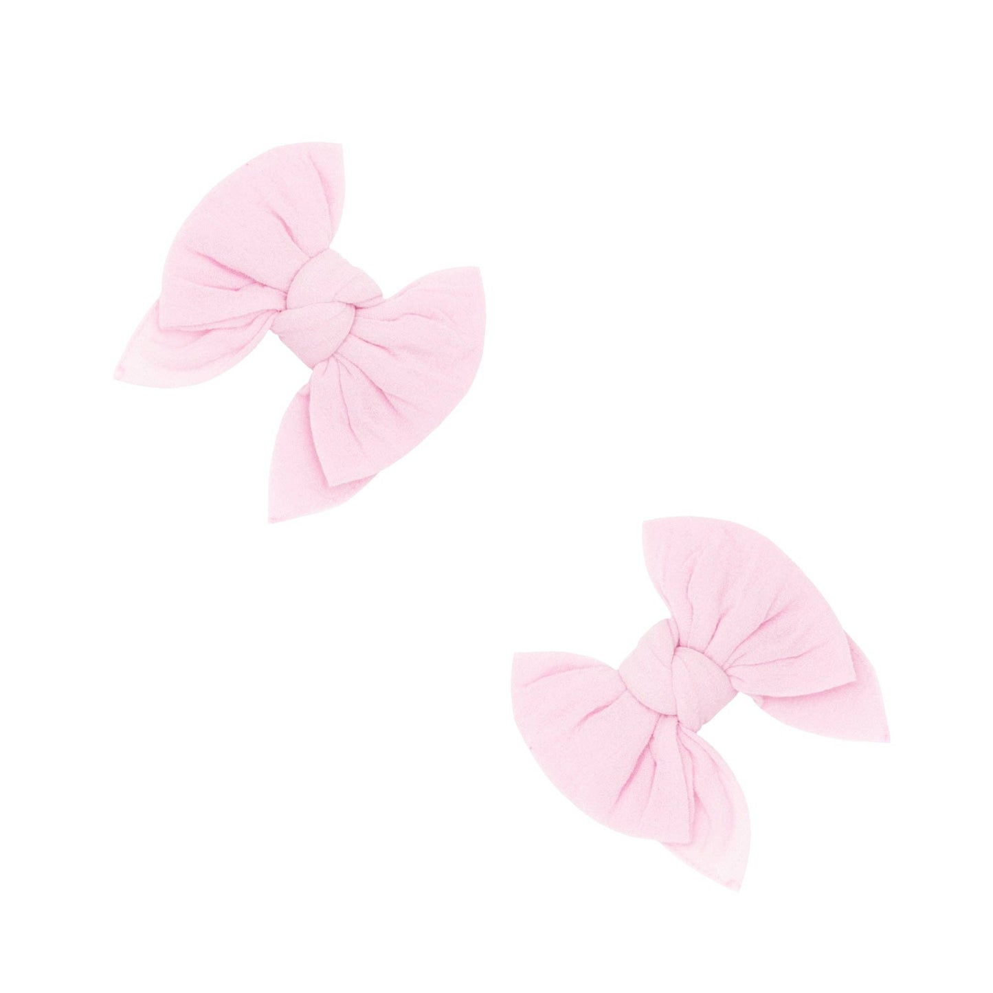 Baby Bling Bows - 2PK BABY DEB CLIPS: pink