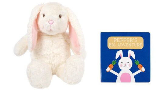 Bunny Toy & Book Gift Set