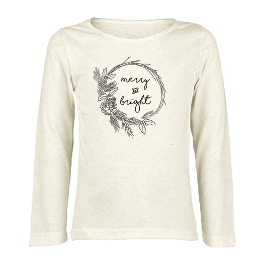 Merry and Bright - Long Sleeve Tee
