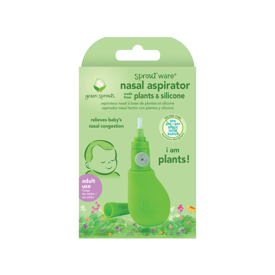 Sprout Ware® Nasal Aspirator made from Plants and Silicone