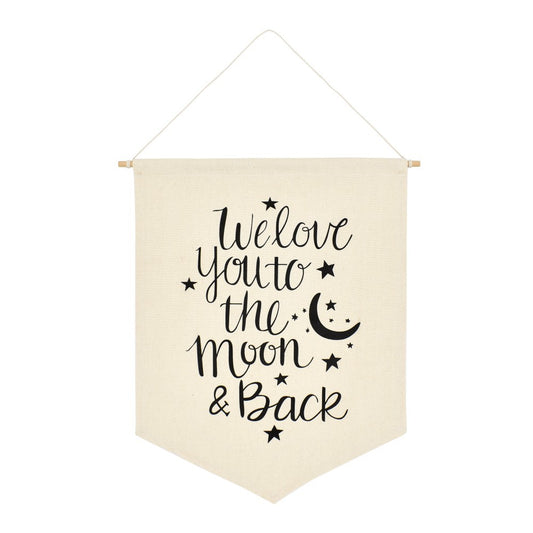 Love You to the Moon & Back Wall Hanging