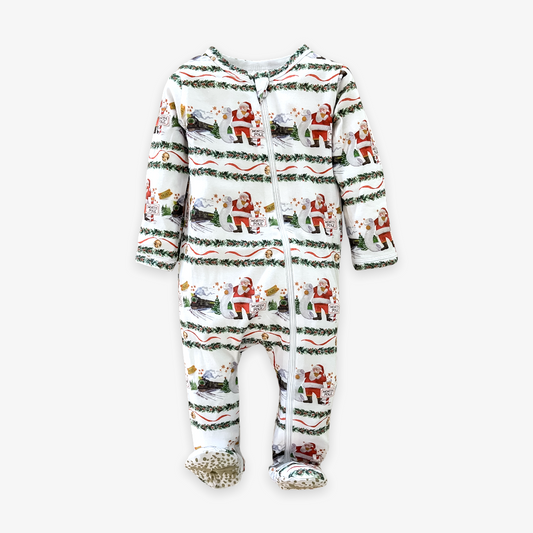 TICKET PLEASE ZIPPER FOOTIE JAMMIE